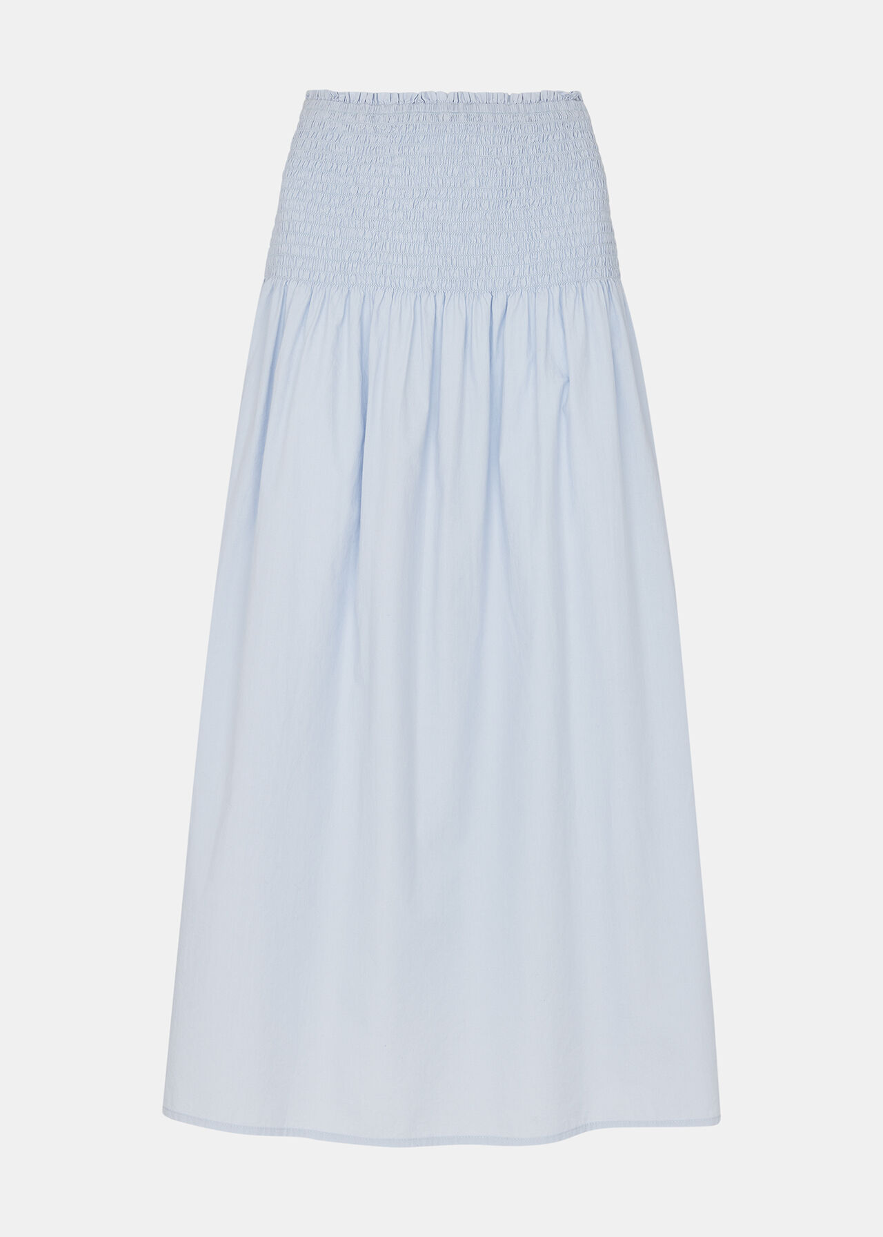 Louisa Smocked Midi Skirt