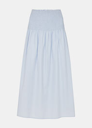 Louisa Smocked Midi Skirt