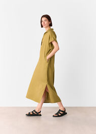 Maddie Linen Shirt Dress