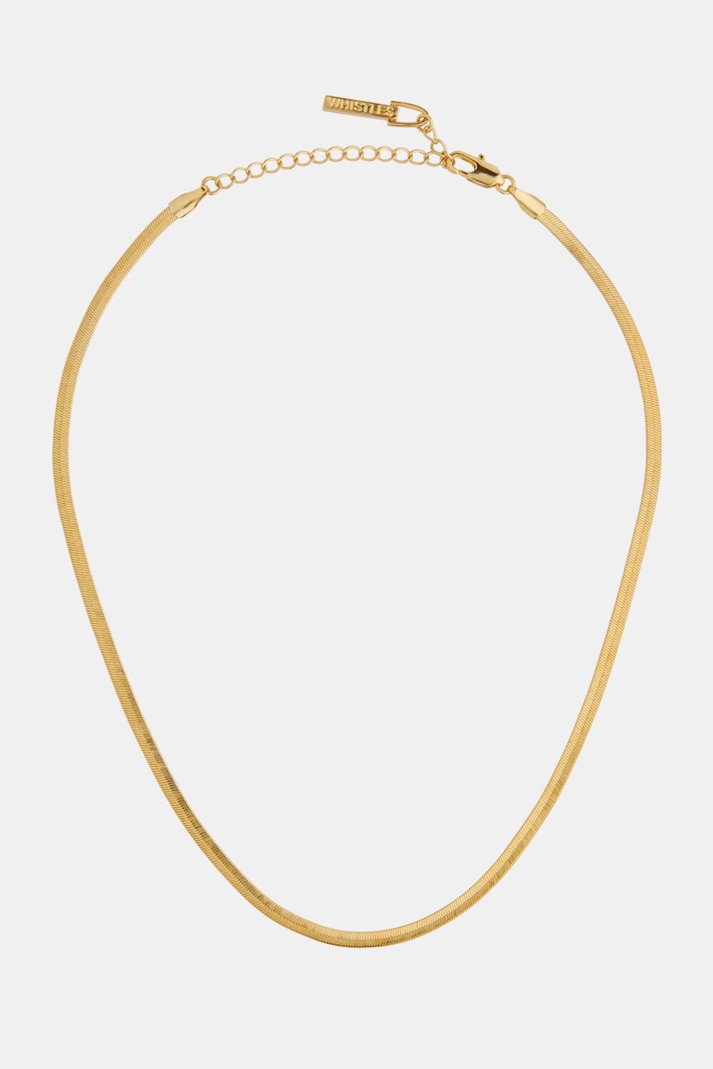 Flat Snake Chain Necklace