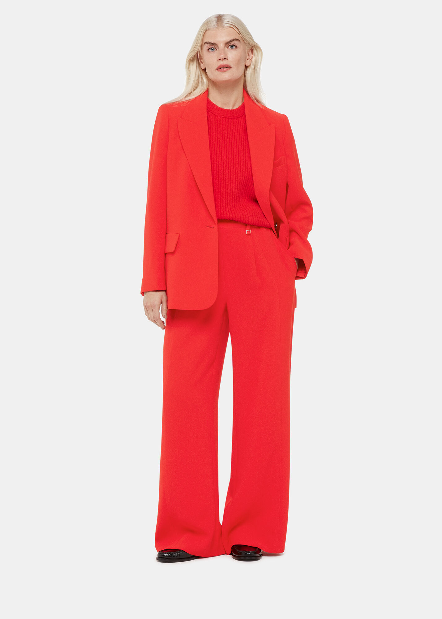 Red petite suit discount