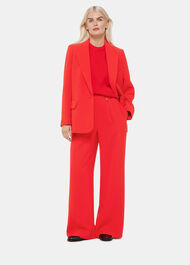 Petite Boyfriend Crepe Blazer