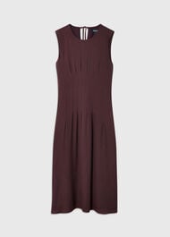 Seamed Detail Textured Dress