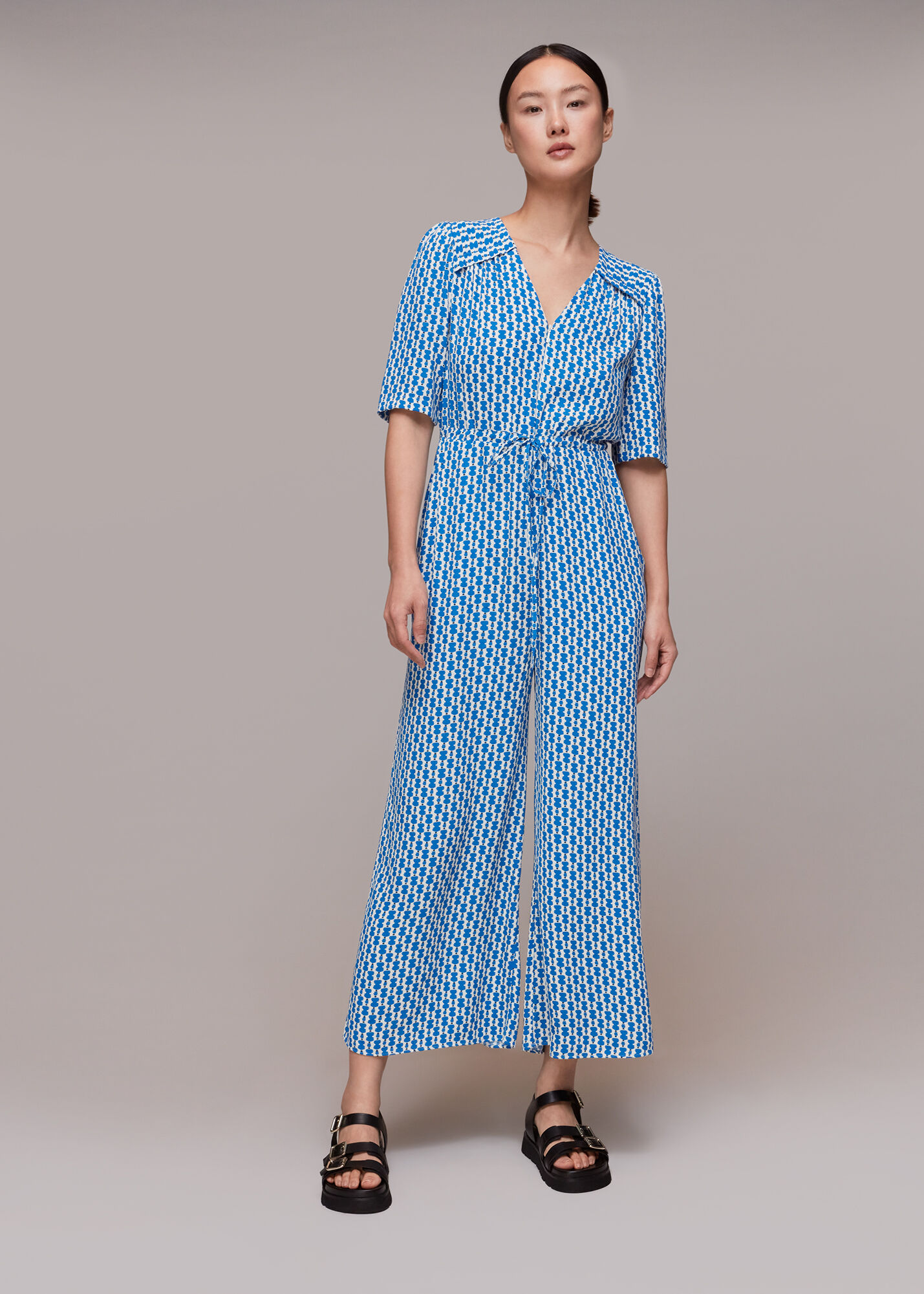 Whistles hotsell blue jumpsuit