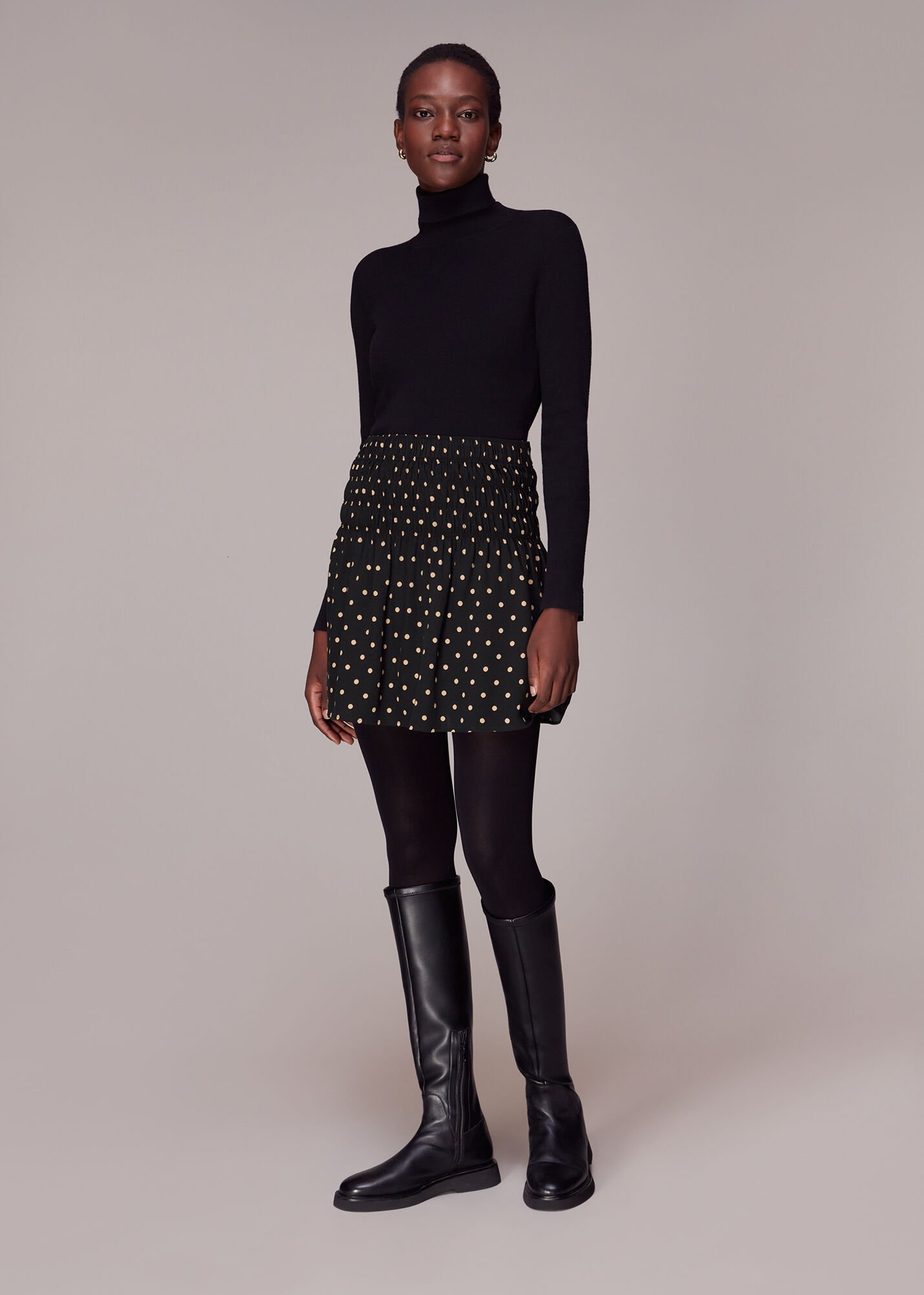 Polka dot sales skirt tights