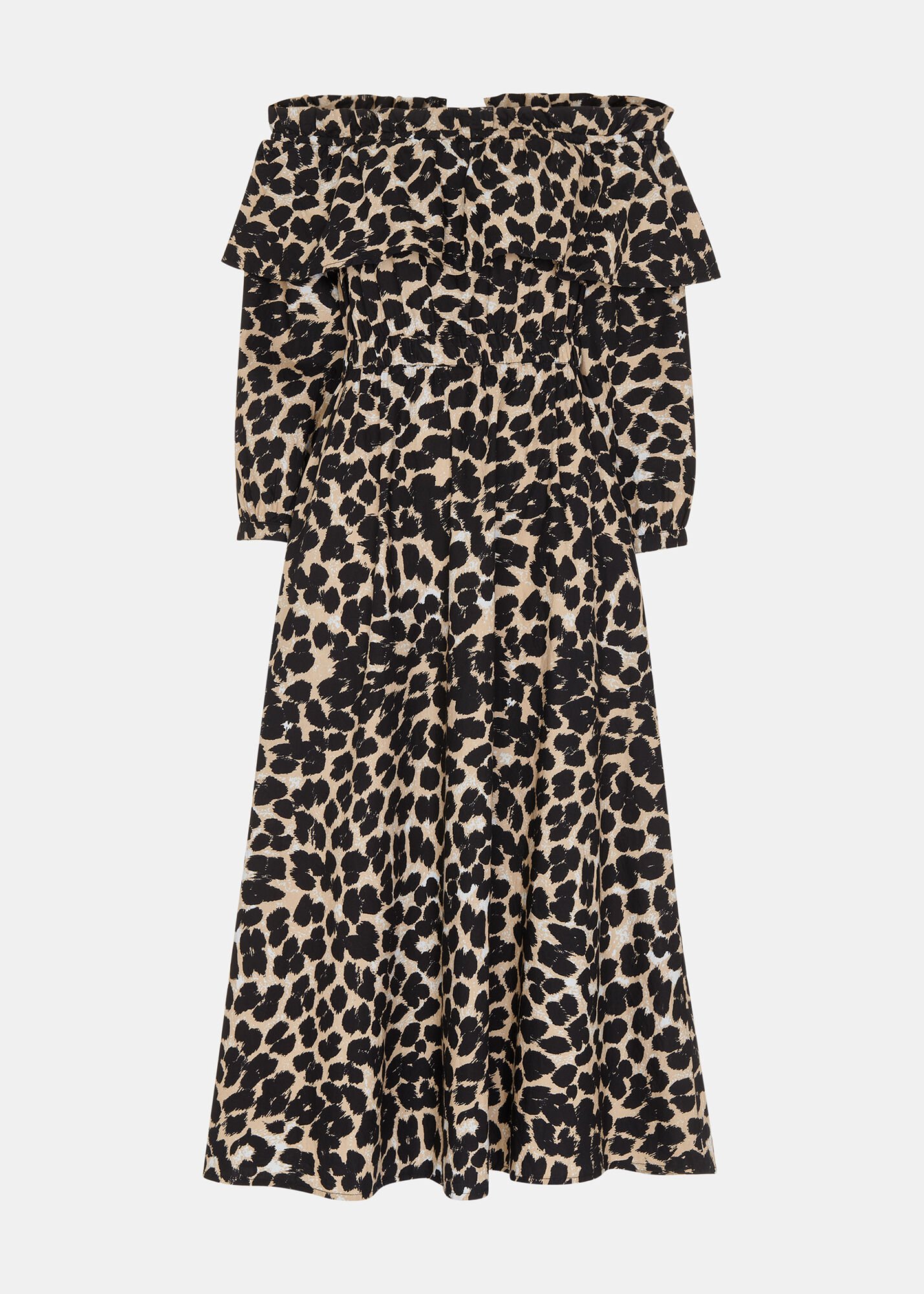 Bardot leopard shirt dress shop
