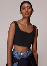 Ribbed Cropped Tank