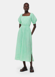 Scribble Check Dress