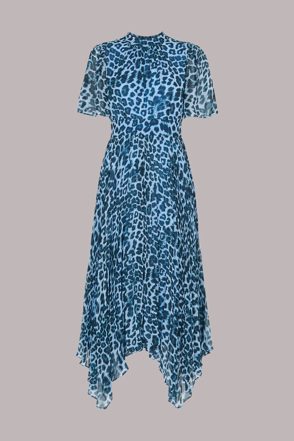 Jungle Cheetah Pleated Dress
