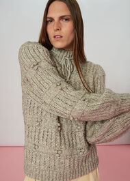 Tie Neck Detail Knit