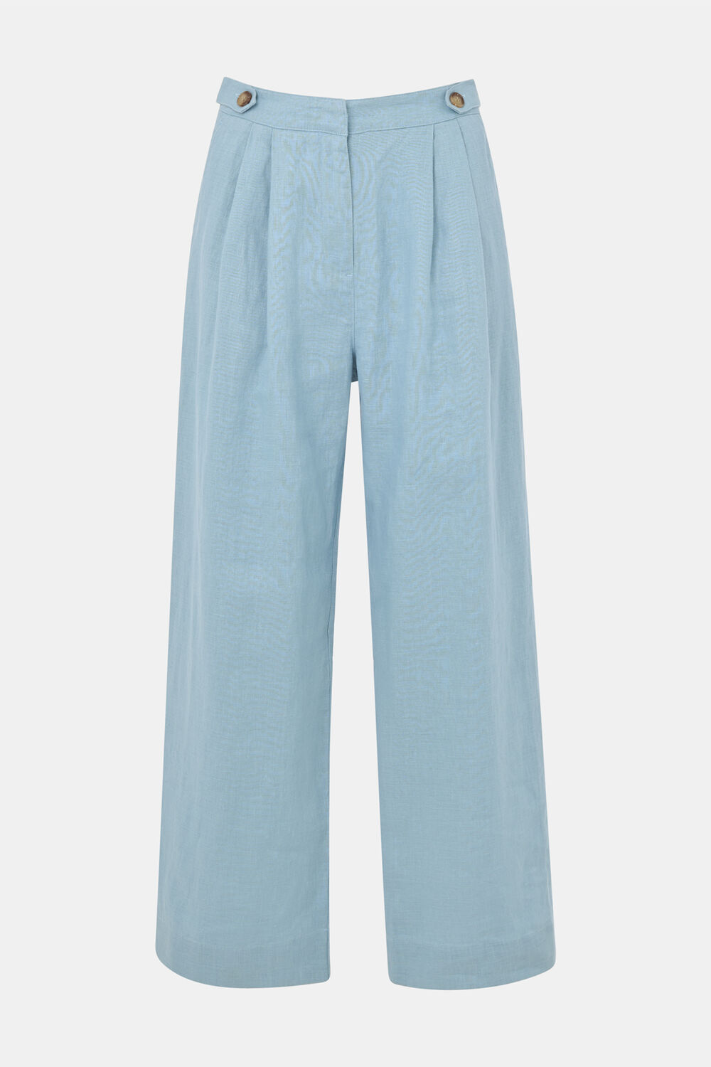 Pale Blue Millie Linen Trouser
