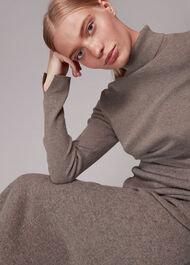 Flare Detail Knitted Skirt