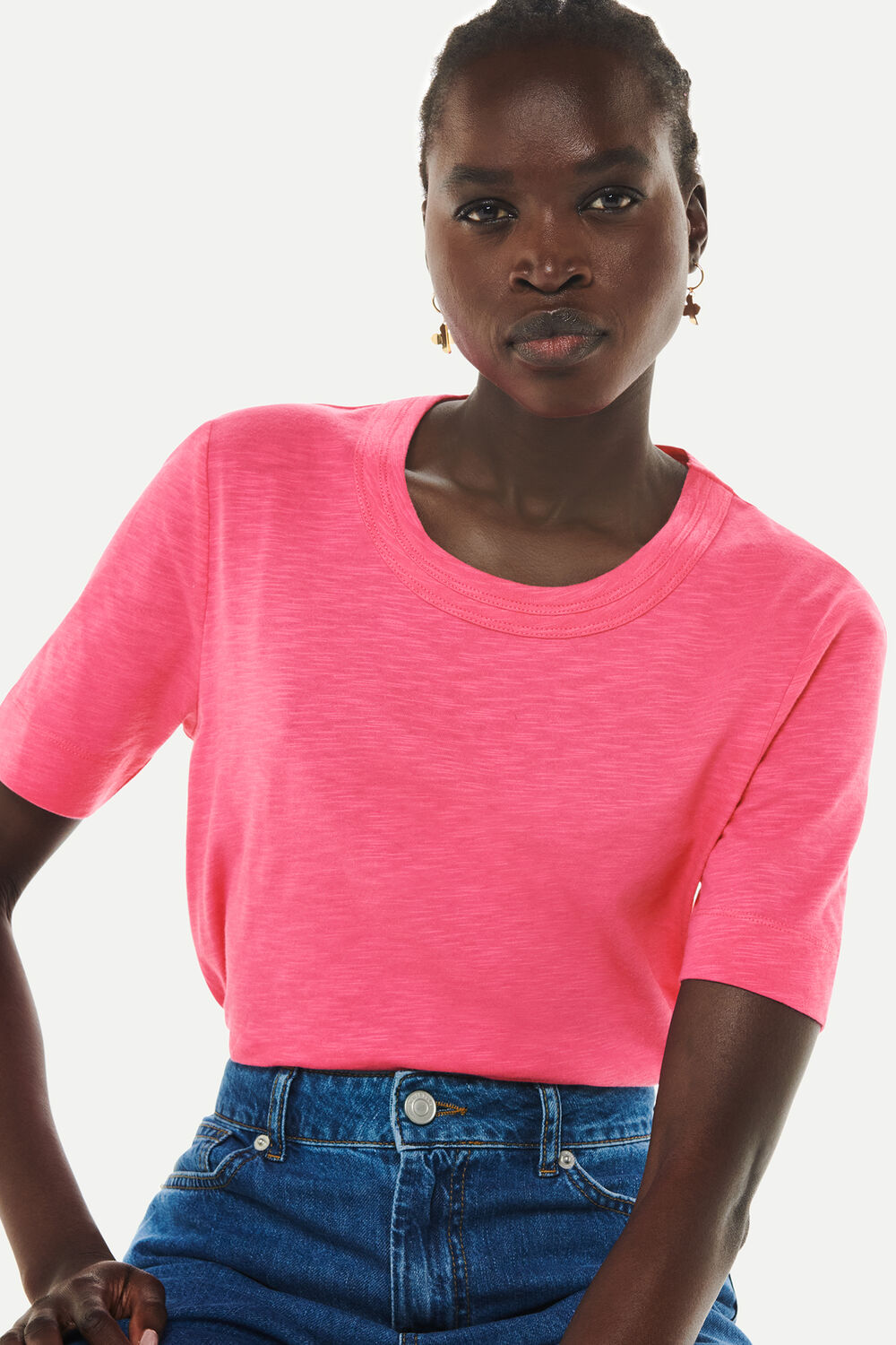 Rosa Double Trim T Shirt