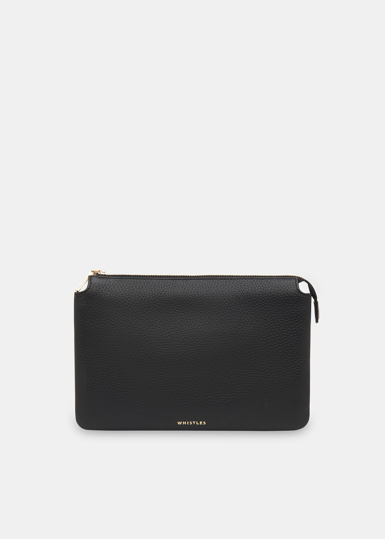 Black Elita Double Pouch Clutch WHISTLES Whistles US
