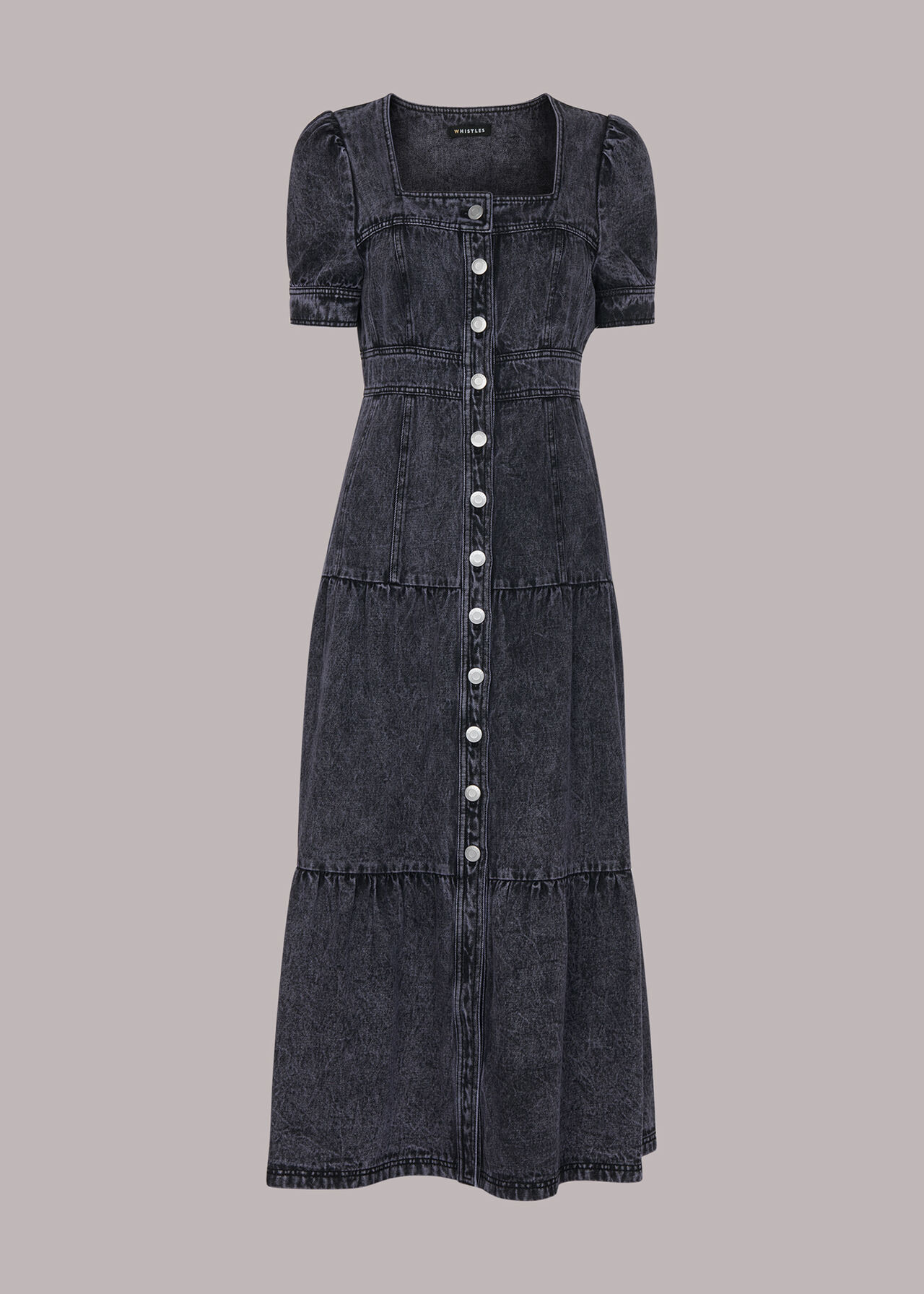 Acid Wash Denim Dress