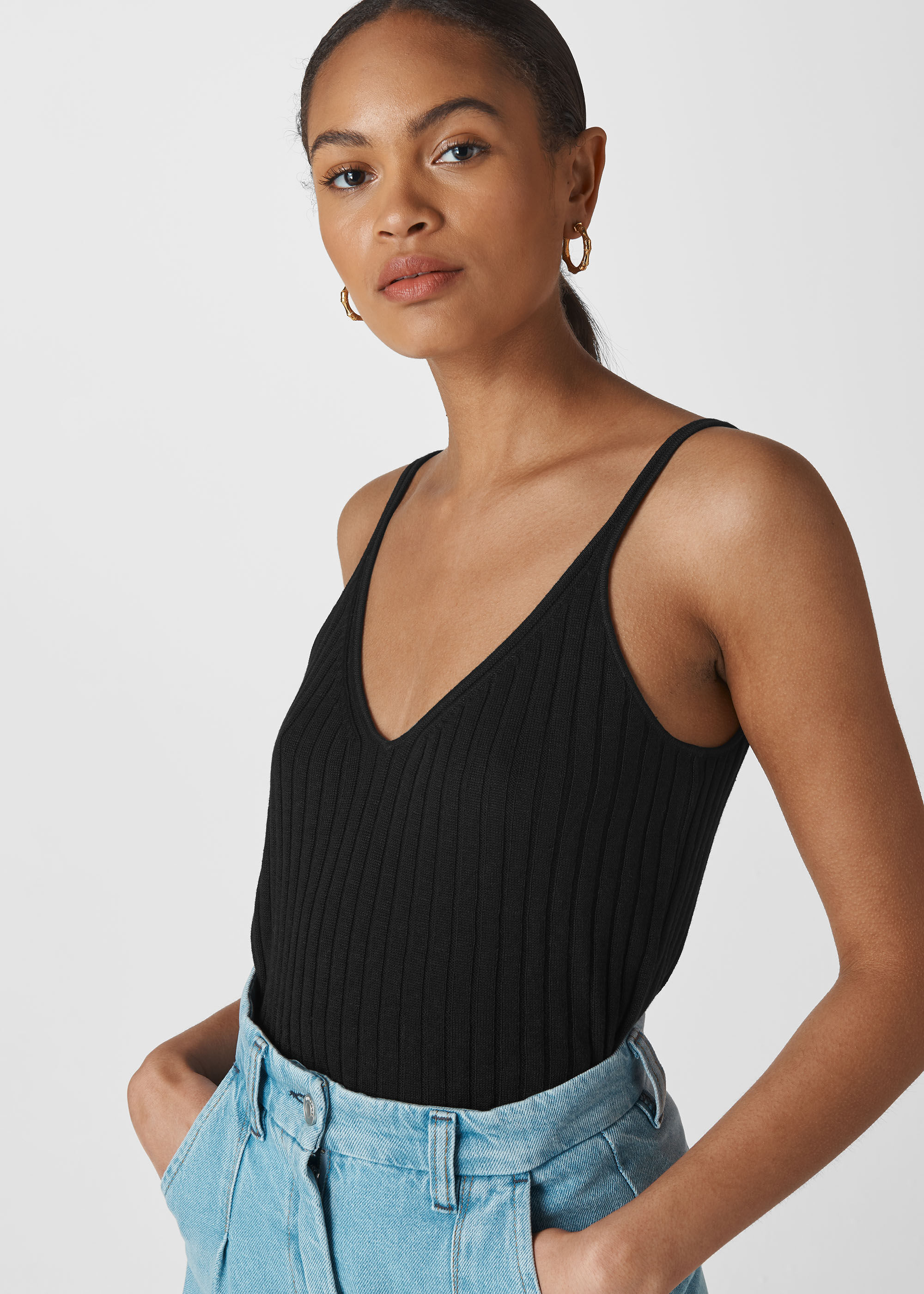Knit cami deals