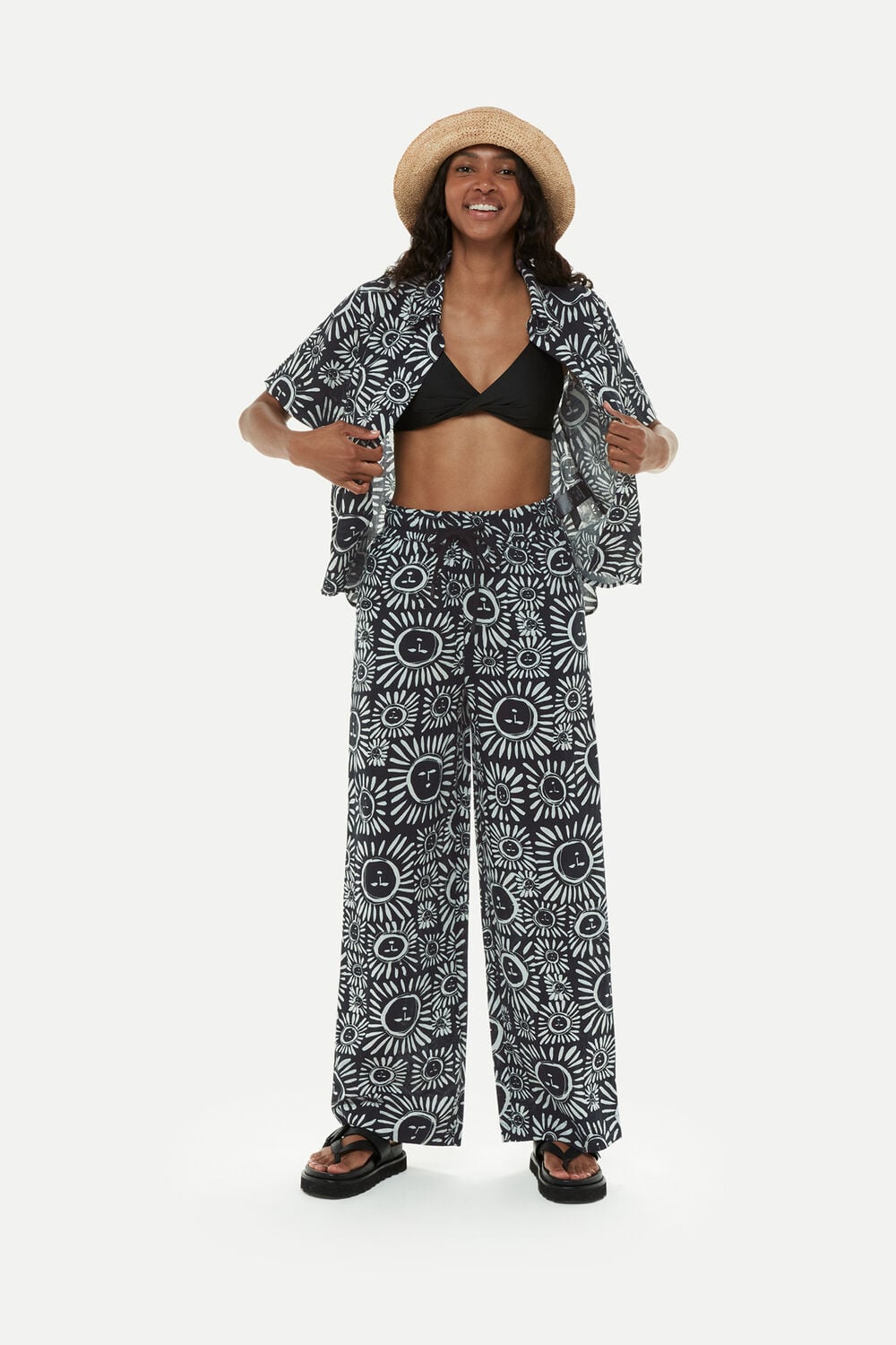 Sunman Print Trouser
