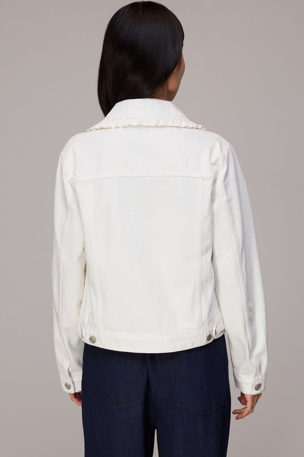 Collar Detail Denim Jacket