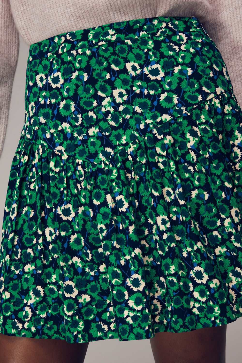 Dandelion Floral Flippy Skirt