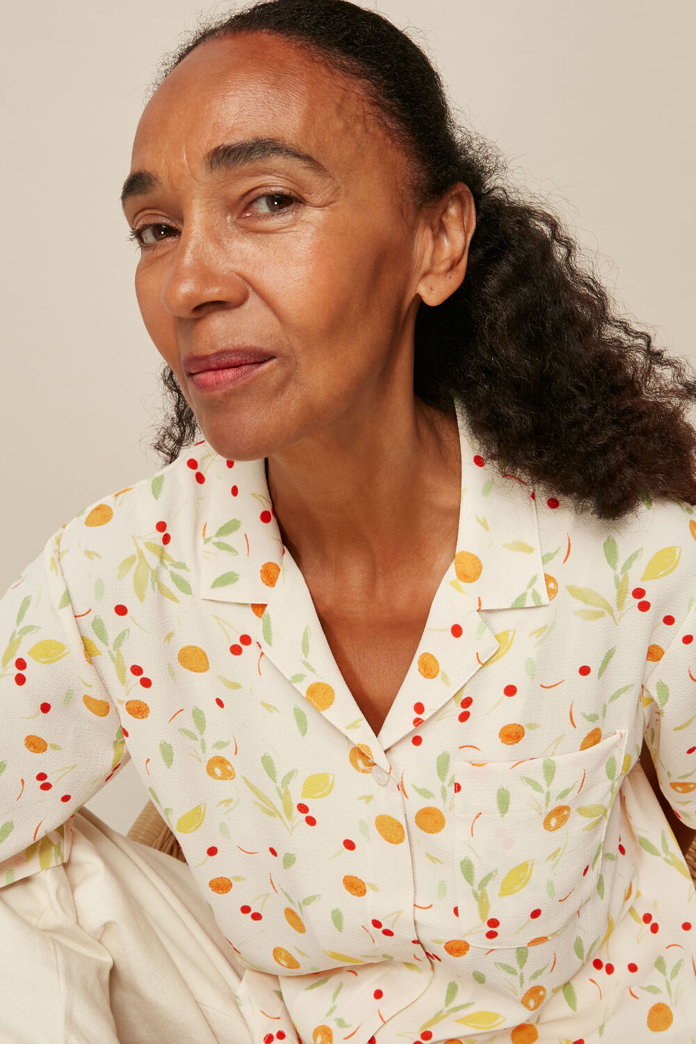 Fruit Print Shirt