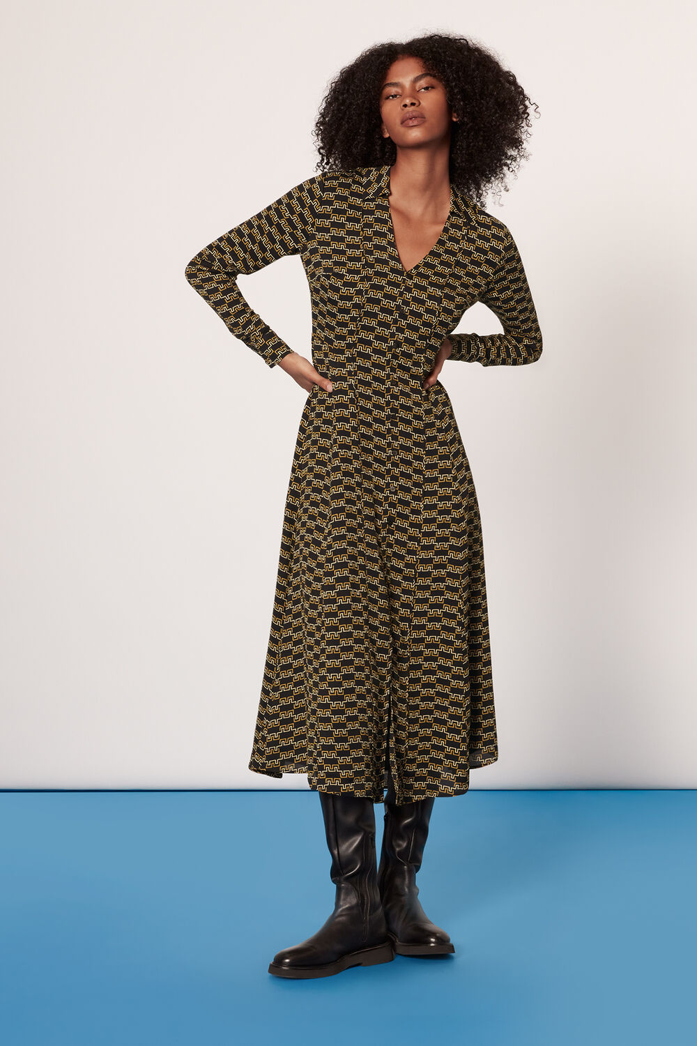 Tangle Check Shirt Dress