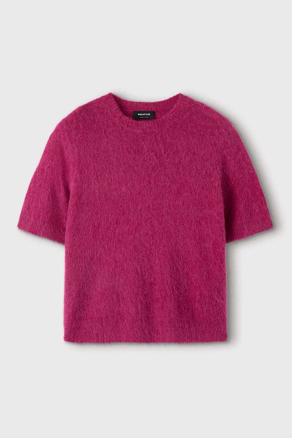 Pink Alpaca Mix Knitted Tee