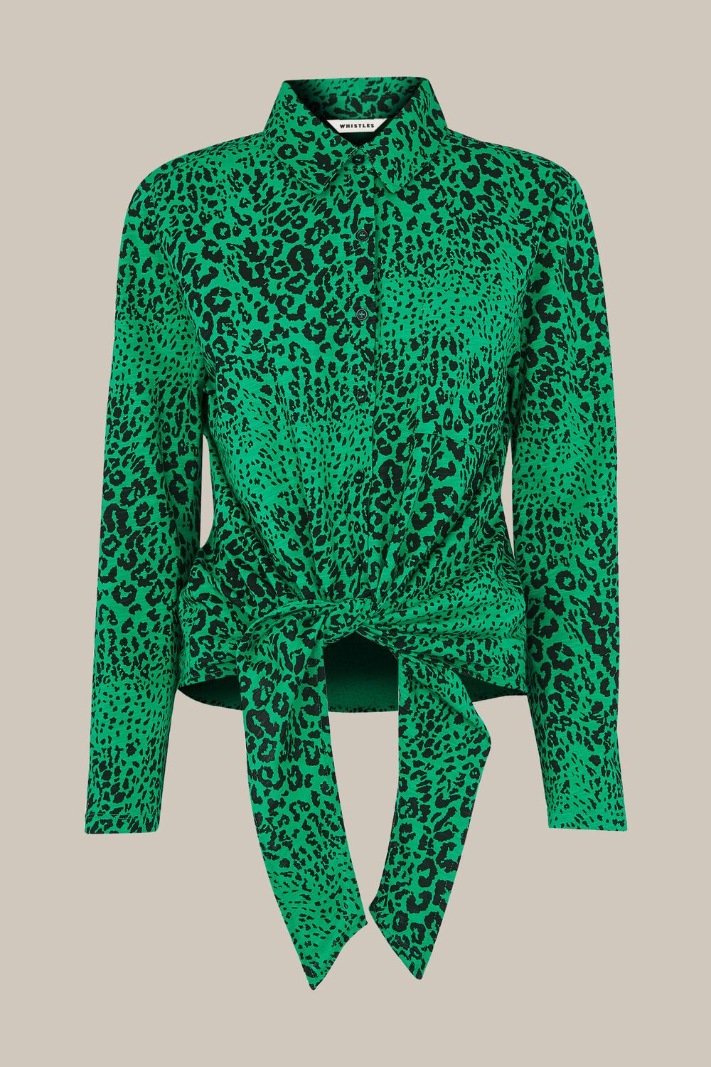 Speckled Animal Tie Shirt