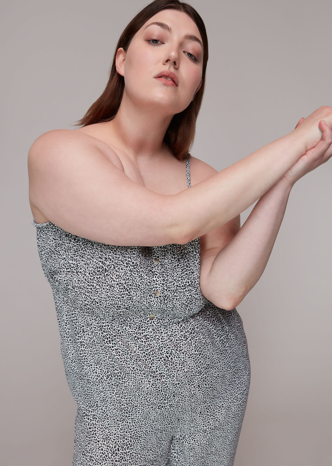 Gradient Leopard Jumpsuit