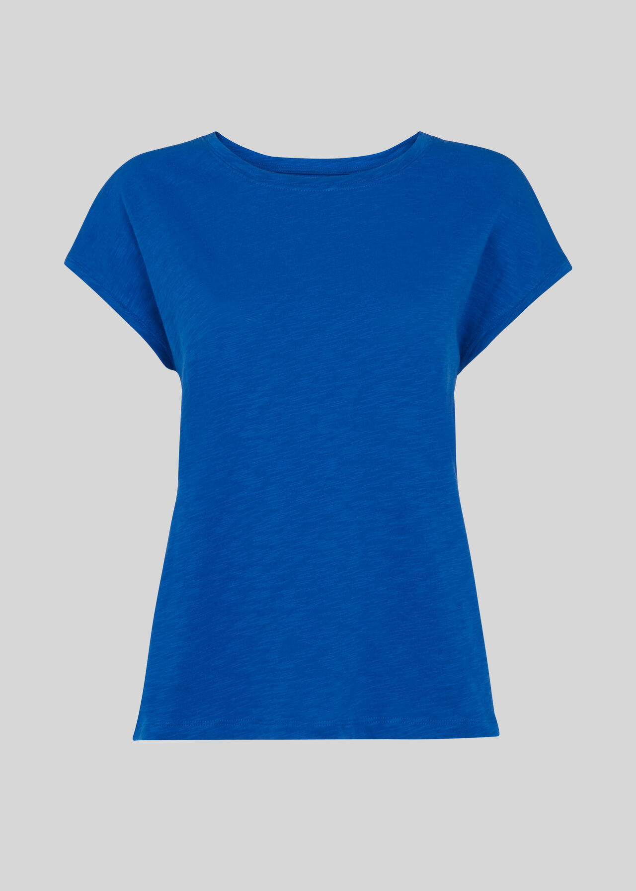 Minimal Cap sleeve Tee Blue