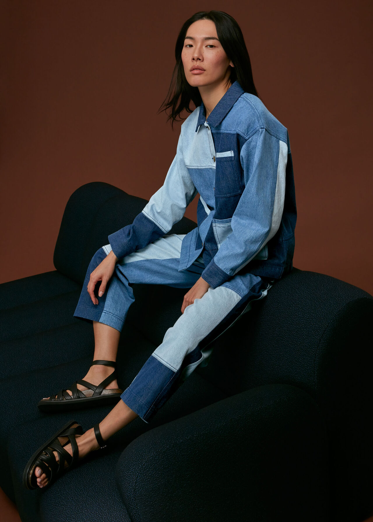 Patchwork Denim Jacket Whistles