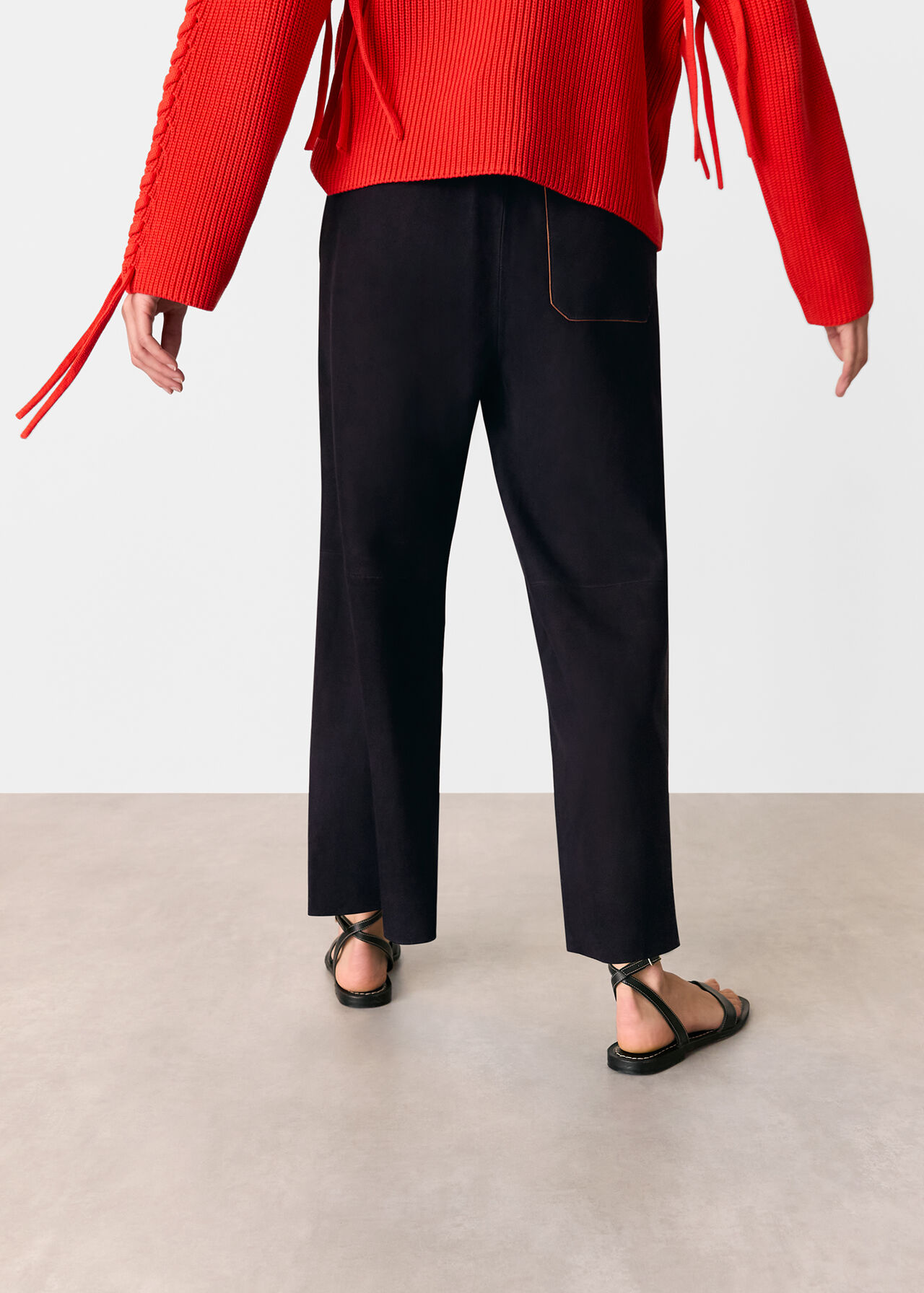 Suede Western Trousers