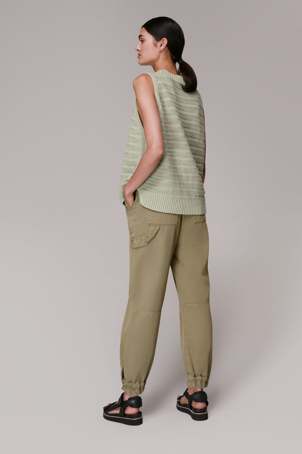 Mila Cargo Cuffed Trouser