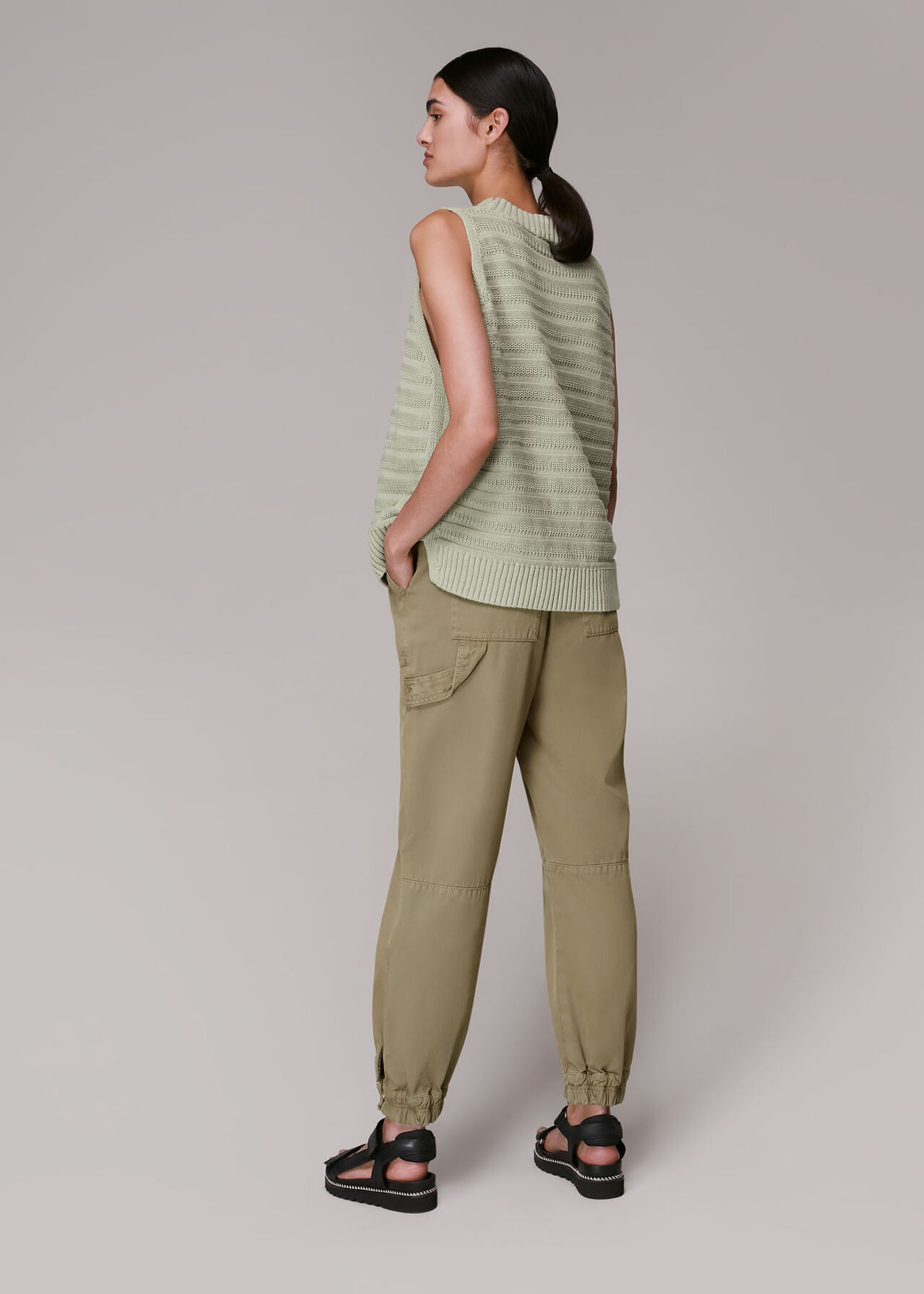 Mila Cargo Cuffed Trouser