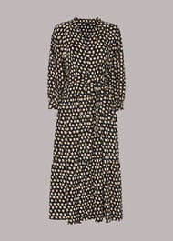 Twisting Tulips Trapeze Dress