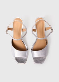 Asymmetric High Heeled Sandal