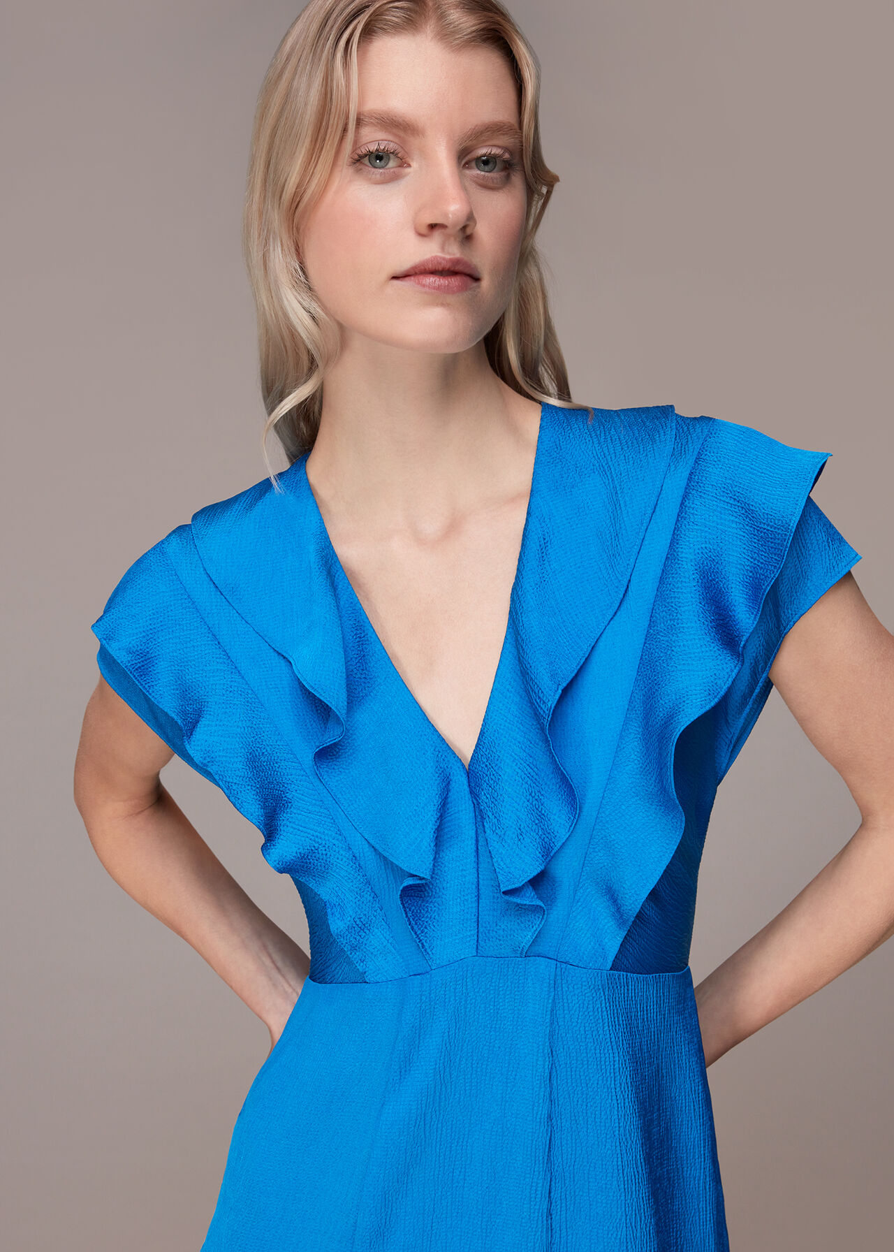 Adeline Frill Midi Dress