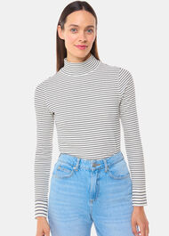 Stripe Rib Detail Polo