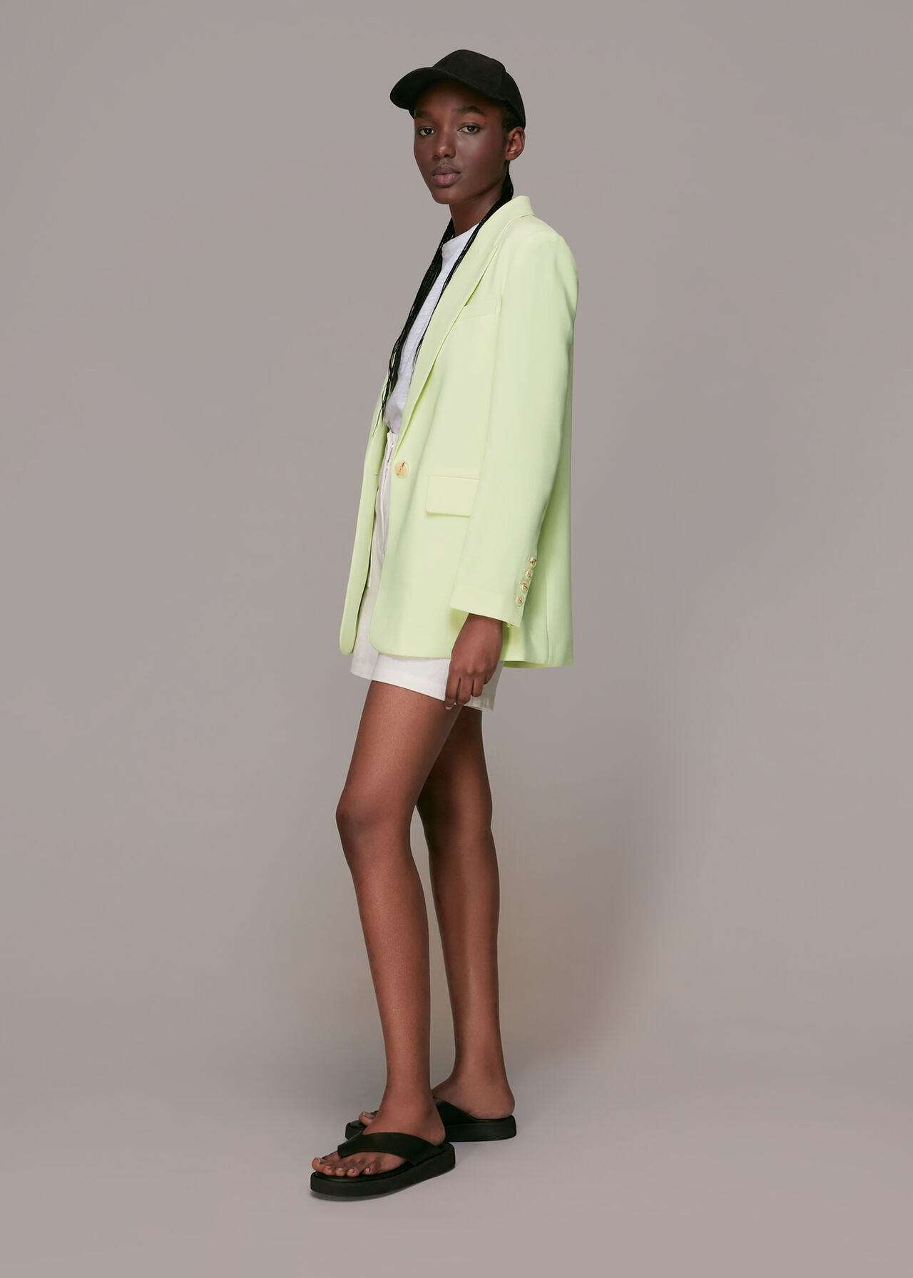Crepe Boyfriend Blazer