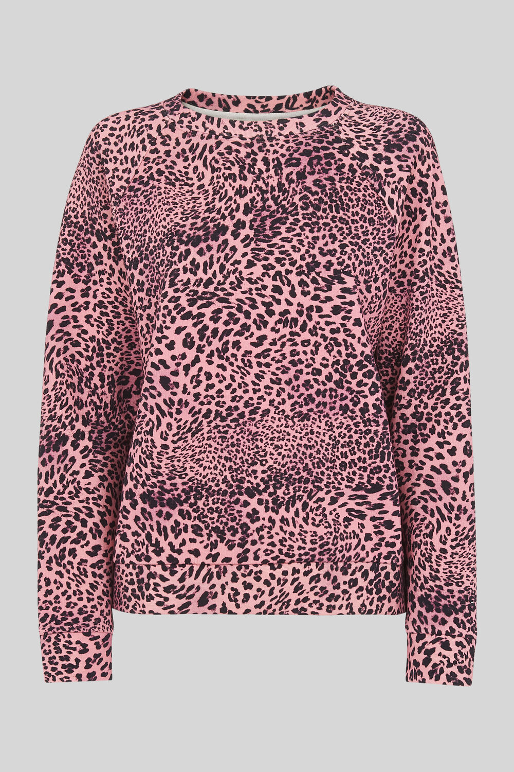 Wild Cat Printed Sweatshirt Pink/Multi