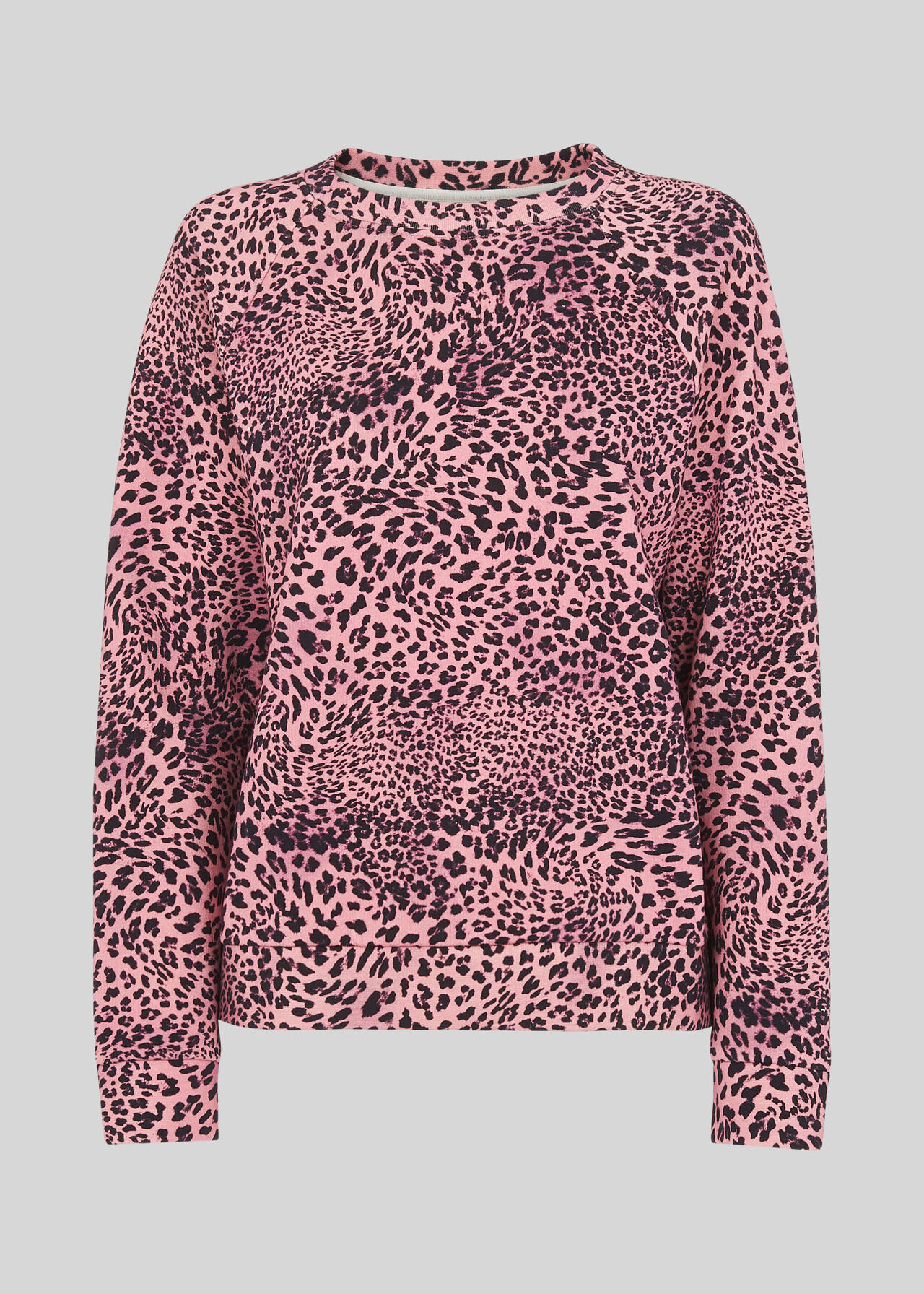 Wild Cat Printed Sweatshirt Pink/Multi