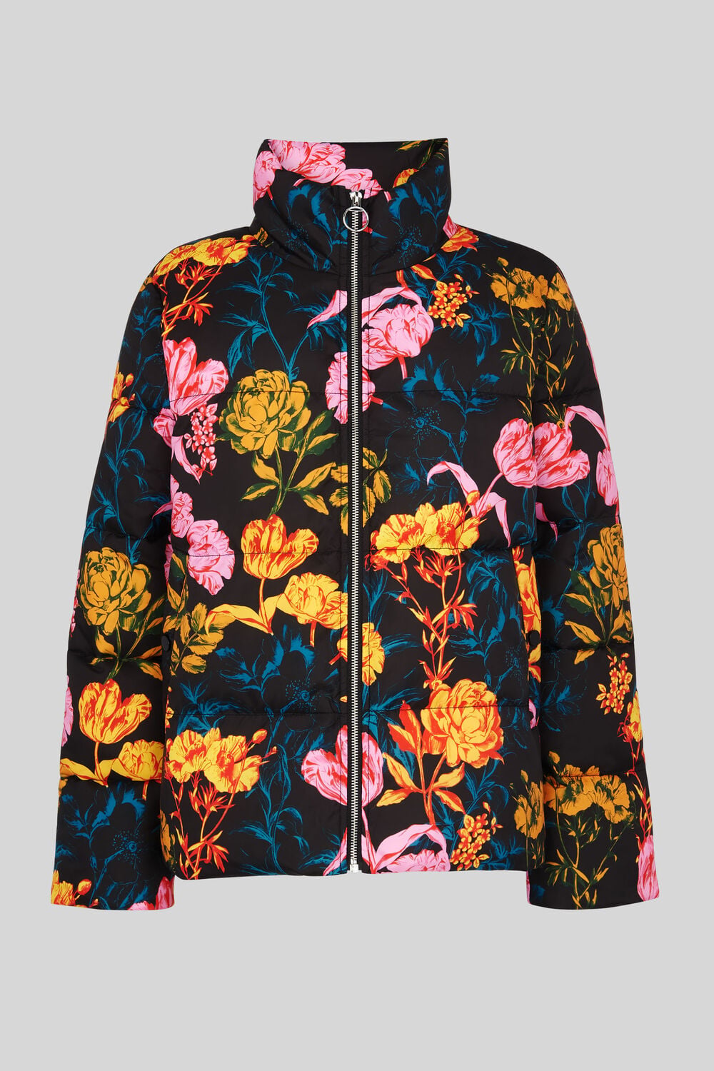Floral Printed Puffer Multicolour