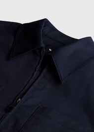 Compact Cotton Cropped Jacket