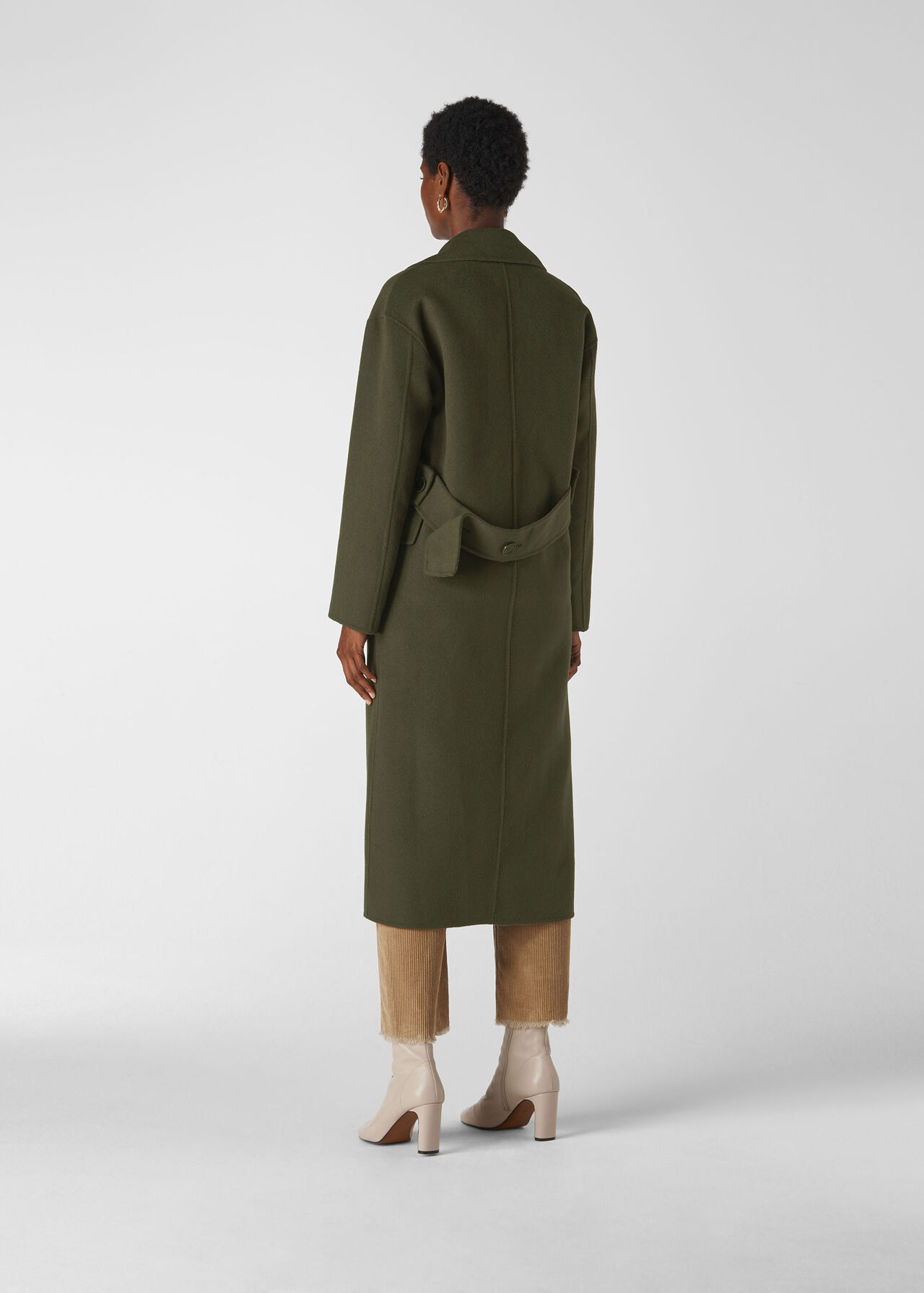 Rosie Double Faced Coat Khaki