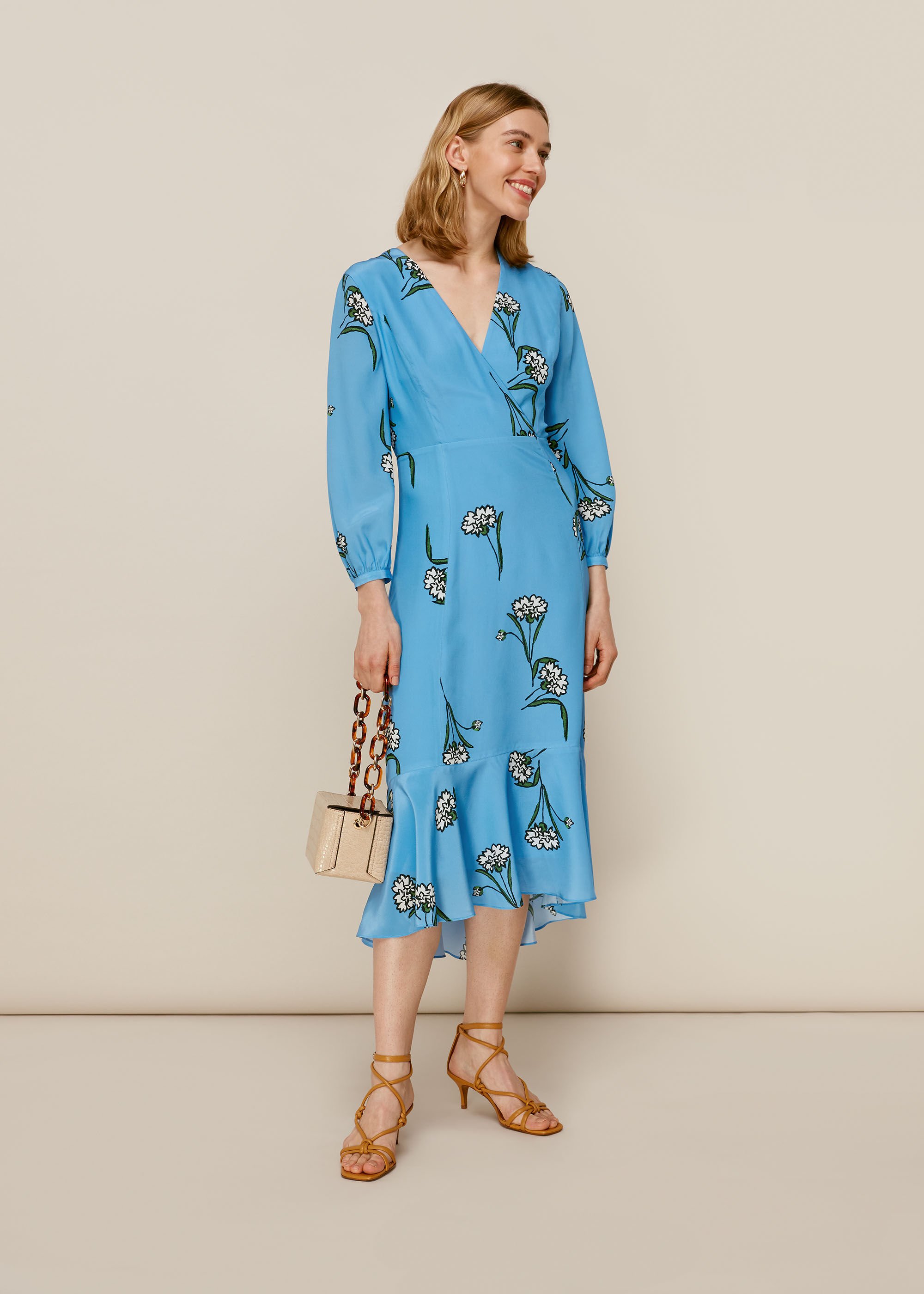 Silk flower dress 2025