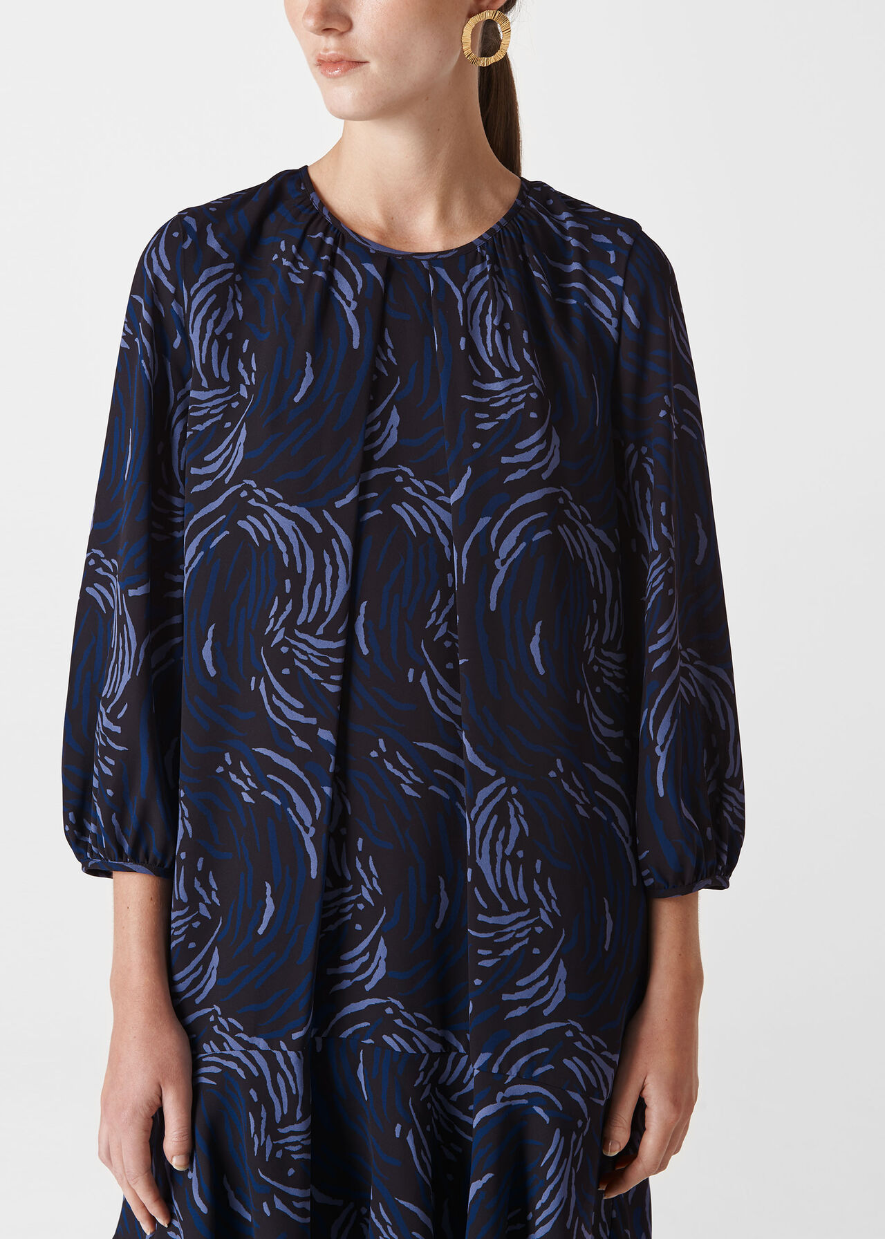 Renata Reed Print Dress