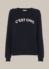 Cest Chic Logo Sweatshirt