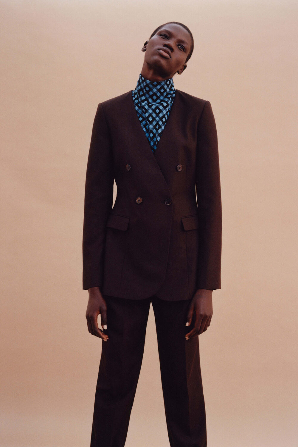 Savine Collarless Blazer