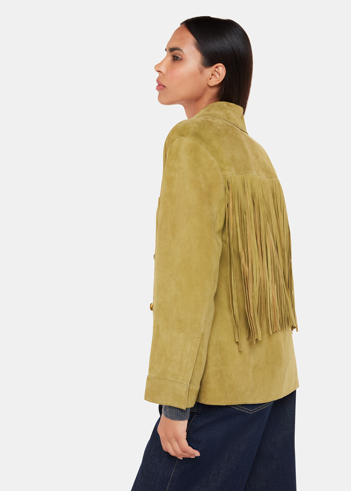 Whistles turner suede jacket on sale