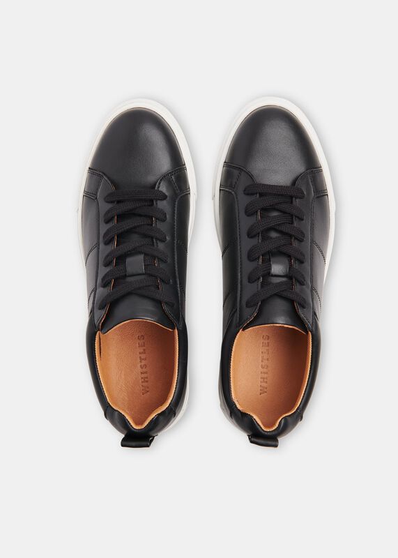 Black Koki Lace Up Trainer