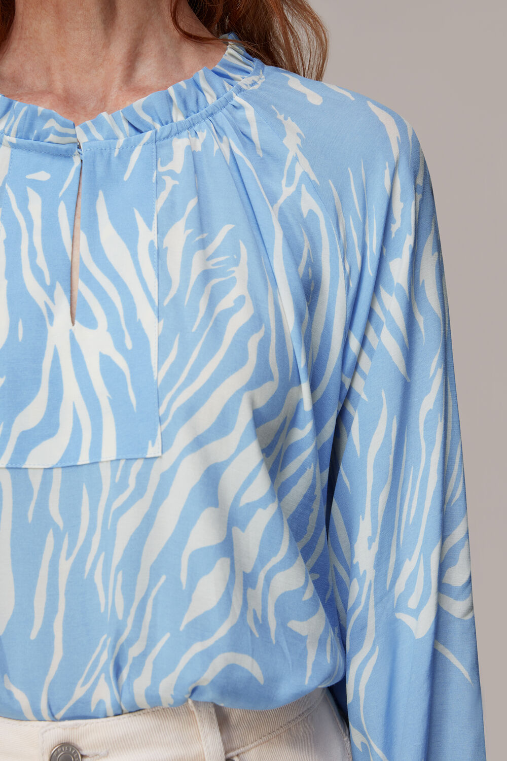 Tiger Print Blouse
